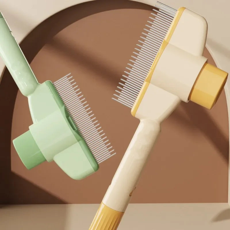 Self-Cleaning Pet Hair Remover Brush