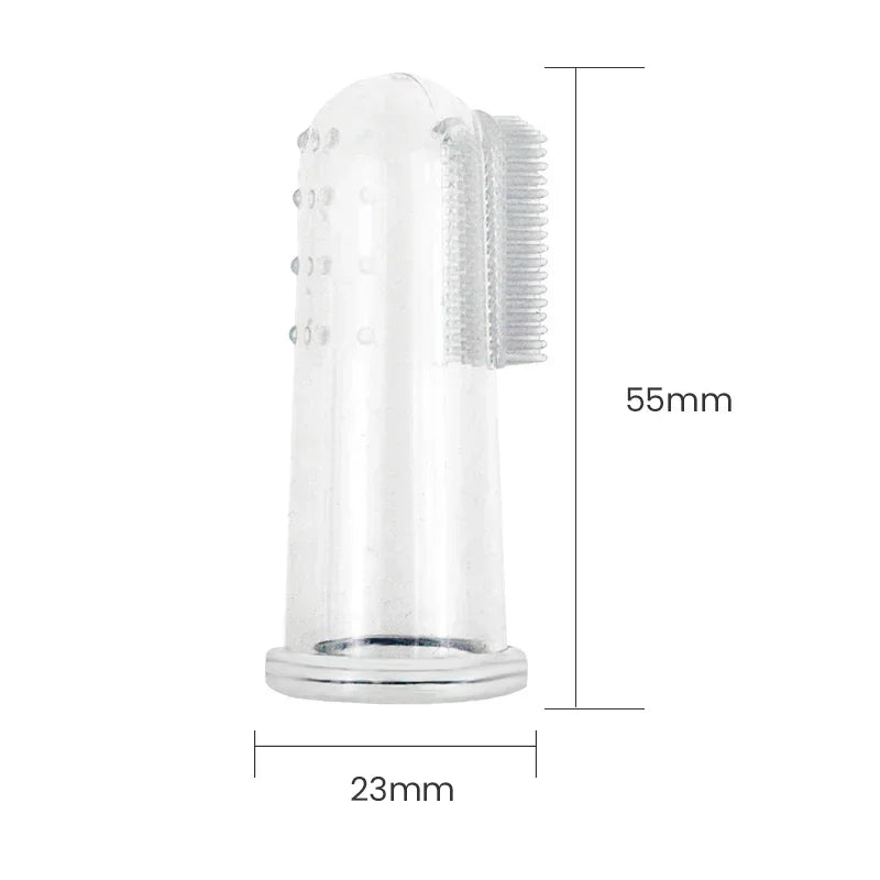 Silicone Finger Toothbrush for Dogs & Cats