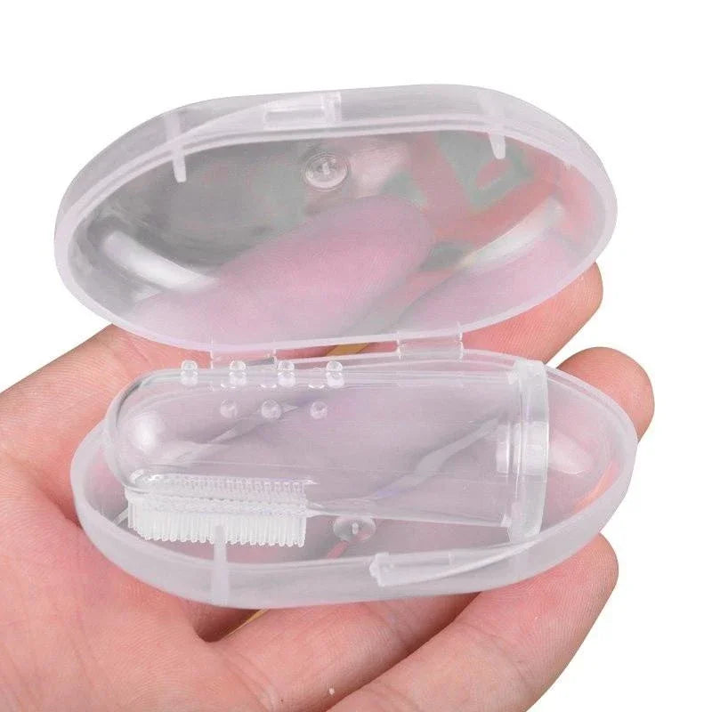 Silicone Finger Toothbrush for Dogs & Cats