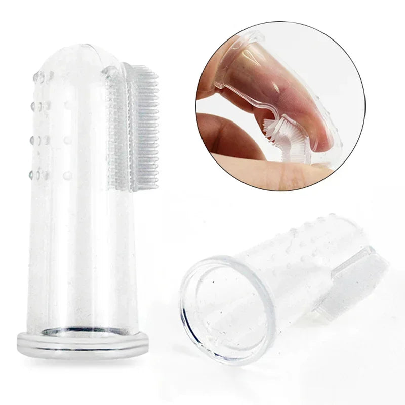 Silicone Finger Toothbrush for Dogs & Cats