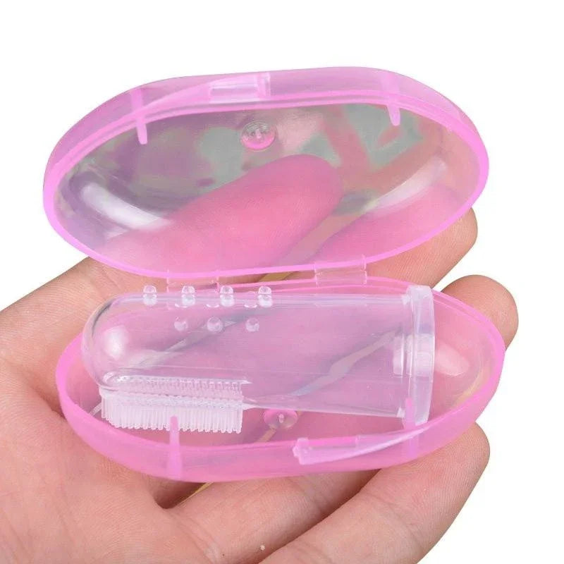 Silicone Finger Toothbrush for Dogs & Cats