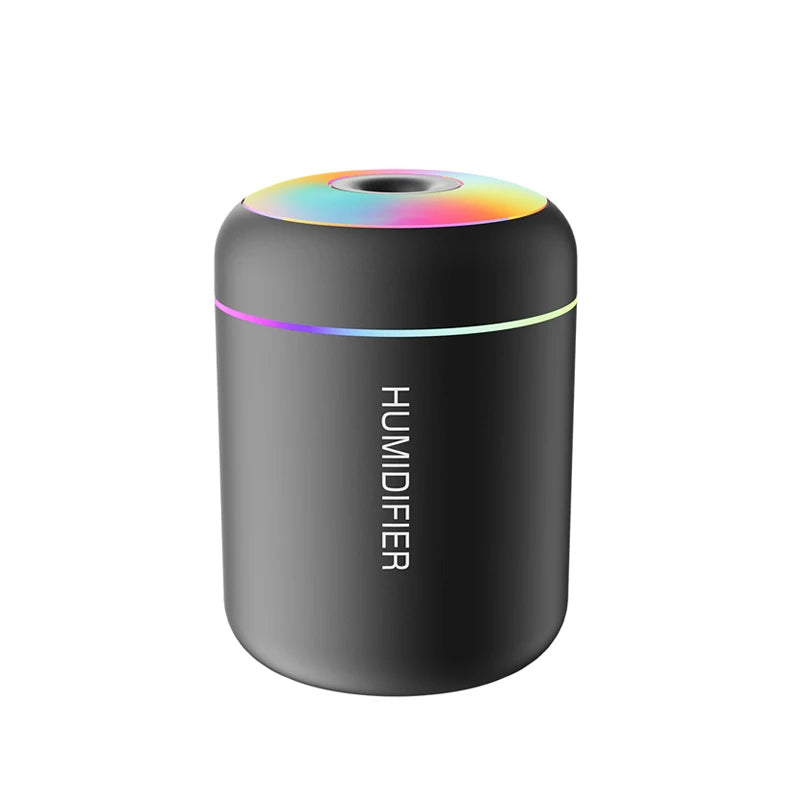 180ML Mini Air Humidifier USB Electric Aroma Diffuser Essential Oil Purifier Aromatherapy Mist Maker Lights For Car Home Bedroom