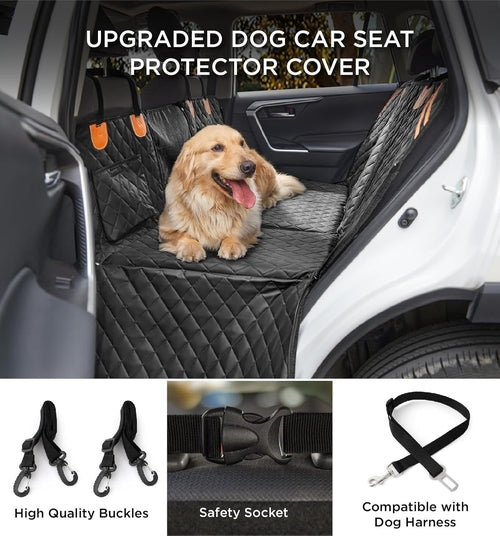 Made4Pets Pet Dog Car Back Seat Cover Back Seat Extension Pad Can Bear