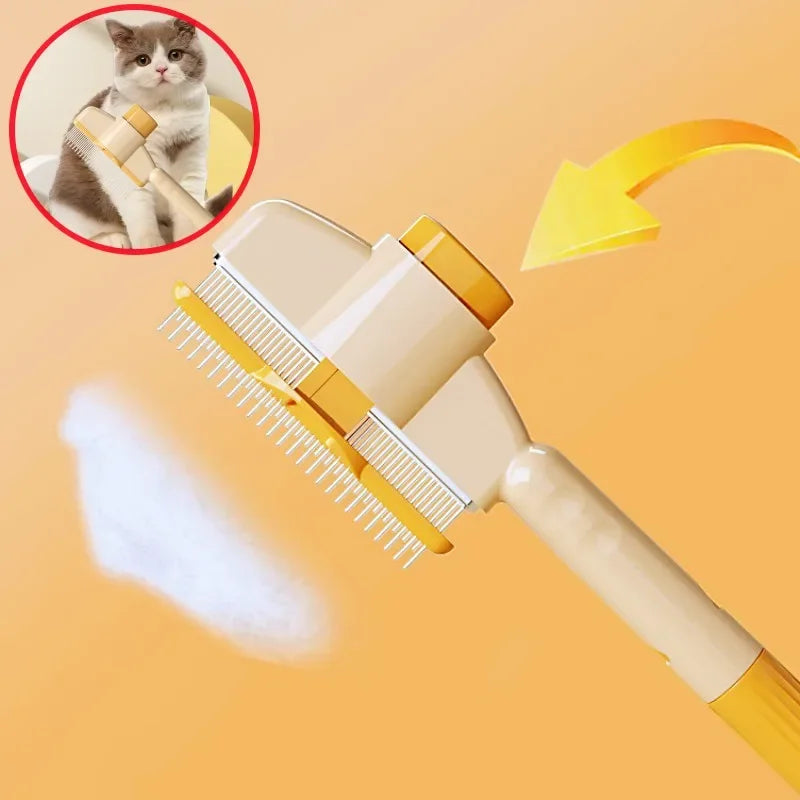 Self-Cleaning Pet Hair Remover Brush